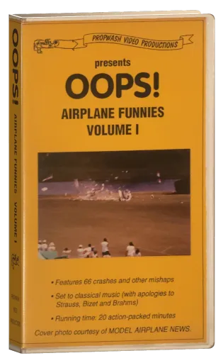 OOPS! Airplane Funnies Volume I VHS cover
