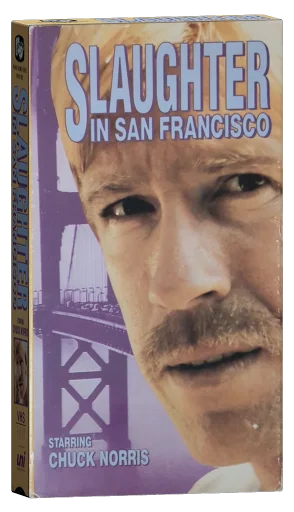 Karate Cop aka Slaughter in San Francisco VHS, Rhino Home Video