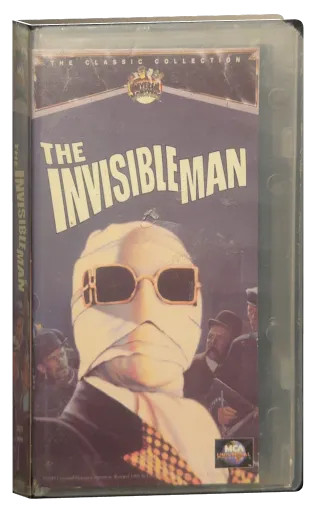 The Invisible Man VHS, MCA Home Video