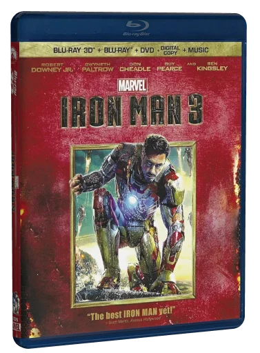 Iron Man 3 Blu-ray, Buena Vista Home Entertainment