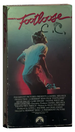 Footloose VHS, Paramount Home Video