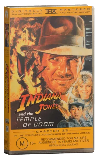 Indiana Jones and the Temple of Doom VHS, Paramount Home Entertainment (Australasia) Pty Ltd
