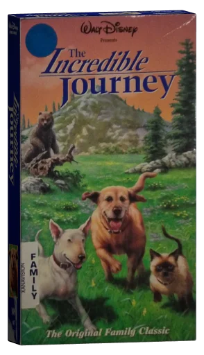 The Incredible Journey VHS, Walt Disney Home Video