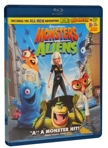 Monsters vs Aliens Blu-ray, DreamWorks Home Entertainment