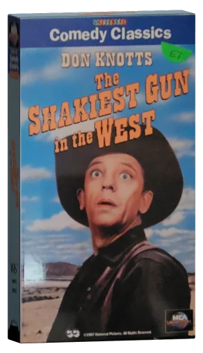 The Shakiest Gun in the West VHS, MCA