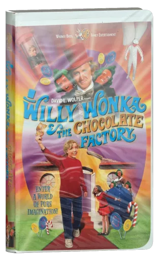 Willy Wonka & the Chocolate Factory VHS, Warner Bros.