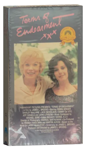 Terms of Endearment VHS, Paramount Home Video