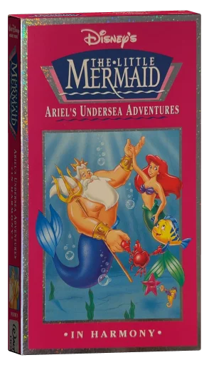 The Little Mermaid VHS, Walt Disney Home Video