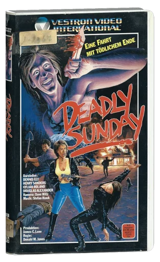 Deadly Sunday VHS, Vestron Video International