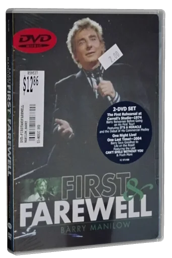 Barry Manilow First & Farewell DVD cover