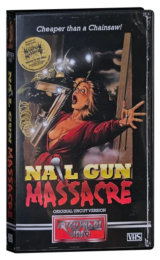 The Nail Gun Massacre VHS, Frightmare Video