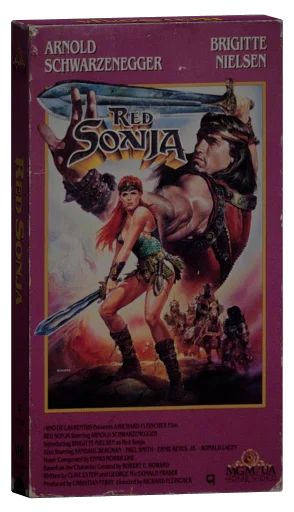 Red Sonja VHS, MGM/UA Home Video