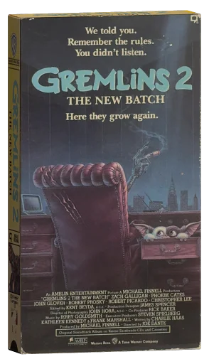 Gremlins 2: The New Batch VHS, Warner Home Video