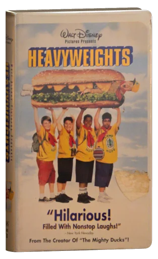 Heavyweights VHS, Walt Disney Home Video