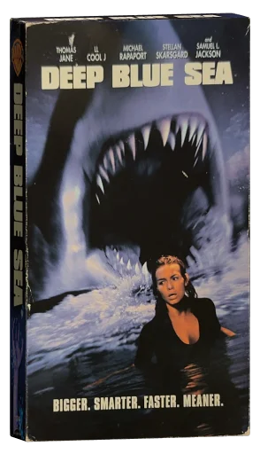 Deep Blue Sea VHS, Warner Home Video