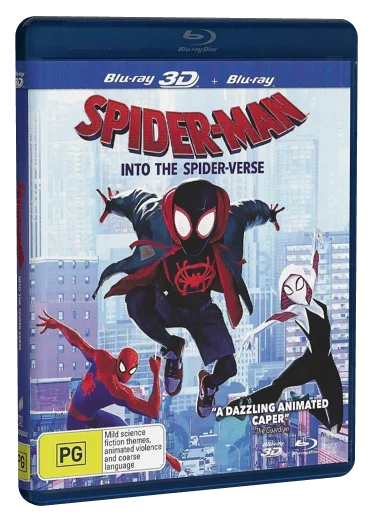 Spider-Man: Into the Spider-Verse Blu-ray, Universal Sony Pictures Home Entertainment Australia