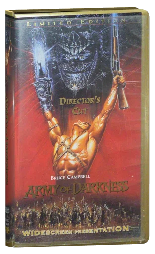 Army of Darkness VHS, Anchor Bay Entertainment