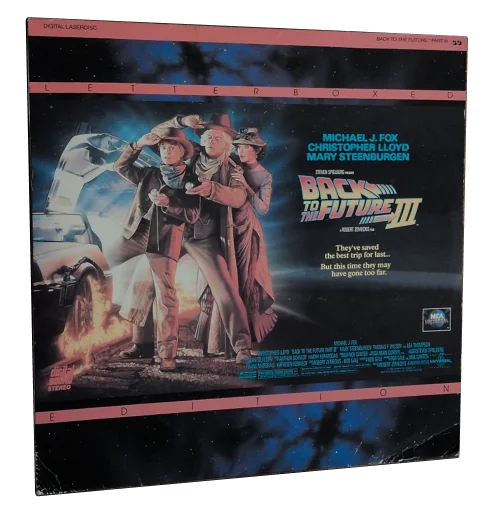 Back to the Future Part III Laserdisc, MCA Universal Home Video