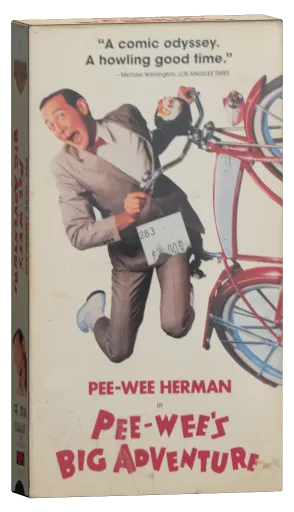 Pee-wee's Big Adventure VHS, Warner Home Video