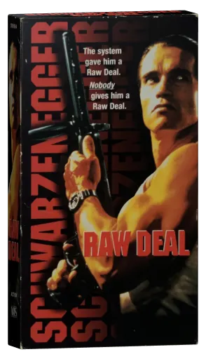 Raw Deal VHS cover