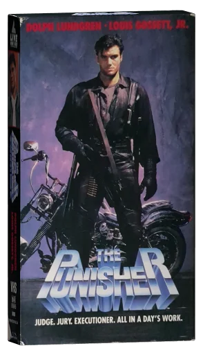 The Punisher VHS, LIVE Home Video