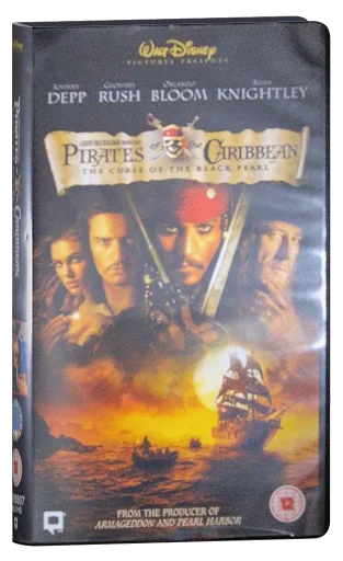 Pirates of the Caribbean: The Curse of the Black Pearl VHS, Buena Vista Home Entertainment
