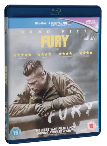 Fury Blu-ray, Sony Pictures Home Entertainment