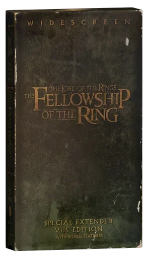 The Lord of the Rings: The Fellowship of the Ring VHS, New Line Home Entertainment