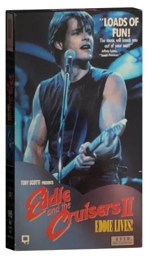 Eddie and the Cruisers II: Eddie Lives! VHS cover