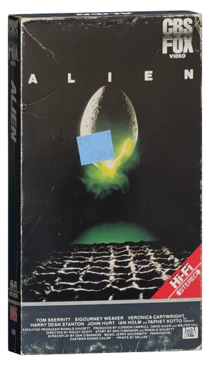 Alien VHS, CBS/FOX Video