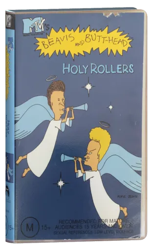 Beavis and Butt-Head Holy Rollers VHS cover