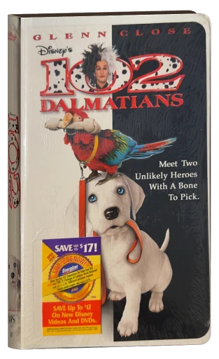 102 Dalmatians VHS, Buena Vista Home Entertainment