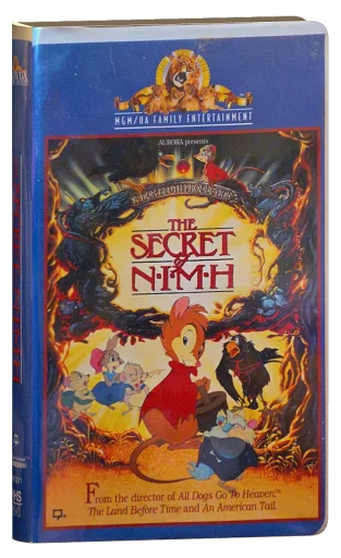 The Secret of NIMH VHS, MGM/UA Family Entertainment