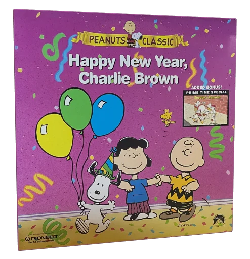 Happy New Year, Charlie Brown Laserdisc, Paramount Home Video