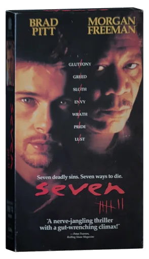 Se7en VHS, New Line Home Video
