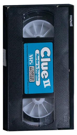 Clue II: Murder in Disguise: A VCR Mystery Game VHS cover