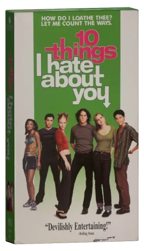 10 Things I Hate About You VHS, Touchstone Home Video