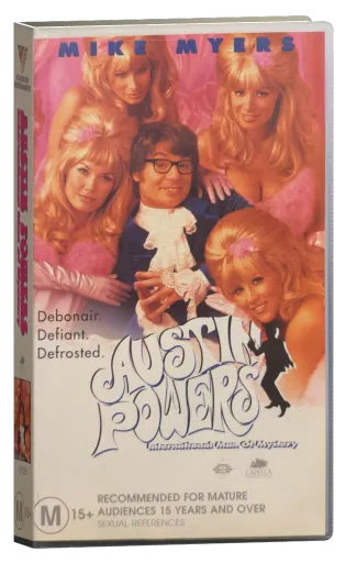 Austin Powers: International Man of Mystery VHS, Roadshow Entertainment