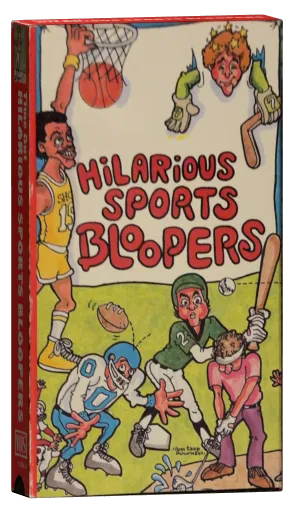 Hilarious Sports Bloopers VHS cover