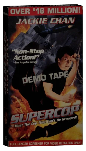 Police Story 3: Super Cop VHS, Dimension Home Video