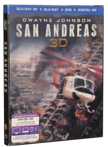 San Andreas Blu-ray, Warner Bros.