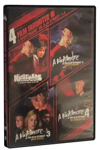 Nightmare on Elm Street 1-4 DVD cover