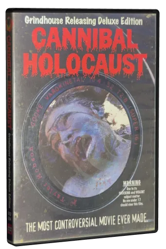 Cannibal Holocaust DVD, Grindhouse Releasing