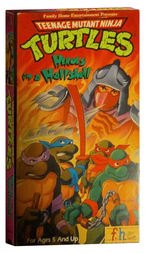 Teenage Mutant Ninja Turtles VHS, Family Home Entertainment
