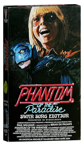 Phantom of the Paradise VHS, Valashard Video Tapes