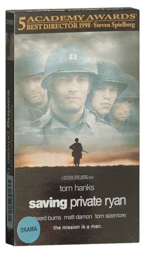 Saving Private Ryan VHS, DreamWorks Home Entertainment