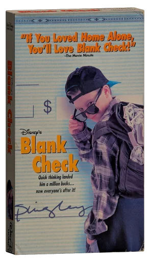 Blank Check VHS, Walt Disney Home Video