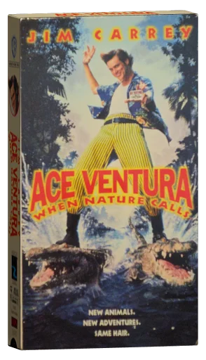 Ace Ventura: When Nature Calls VHS, Warner Home Video