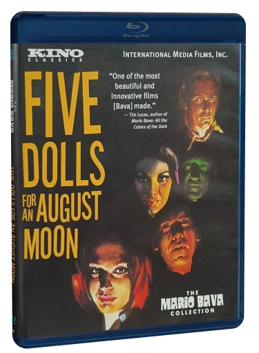Five Dolls for an August Moon Blu-ray cover
