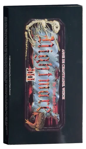 Nightmare III: The Video Boardgame VHS cover